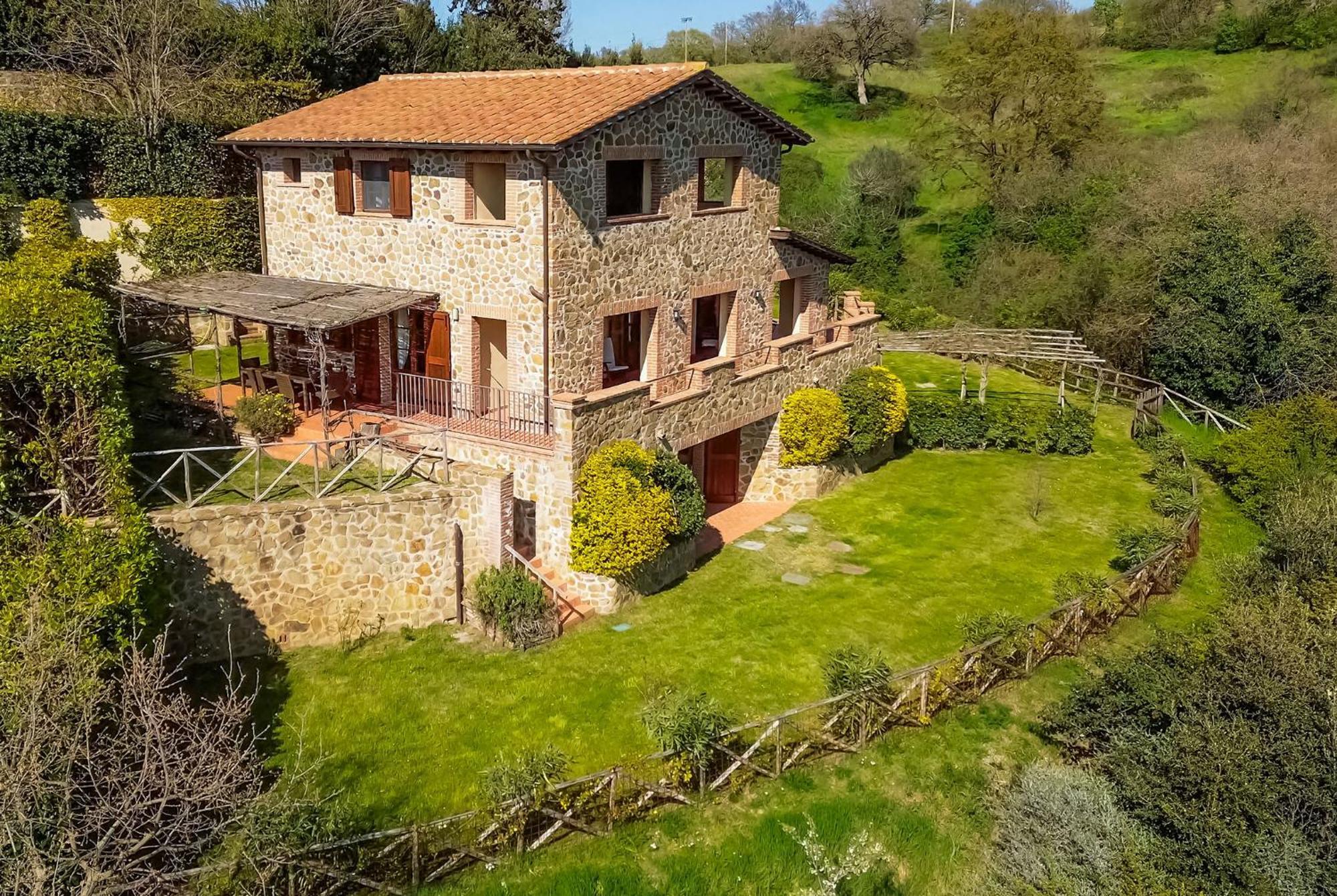 Home With A View In Scansano, Tuscany Luaran gambar